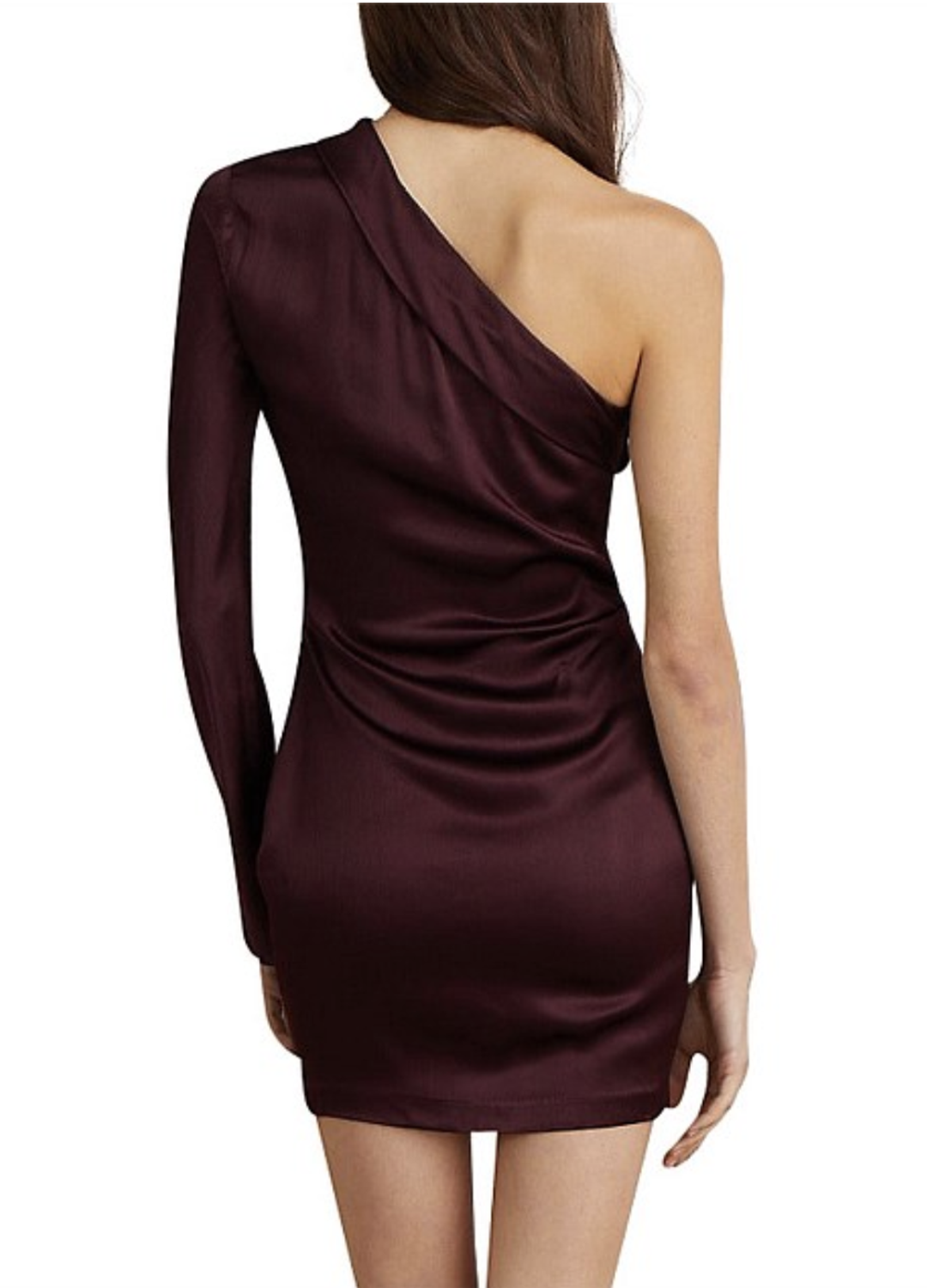 Bec & Bridge Caroline Mini Dress burgundy size 6 for rent on The Volte - main image