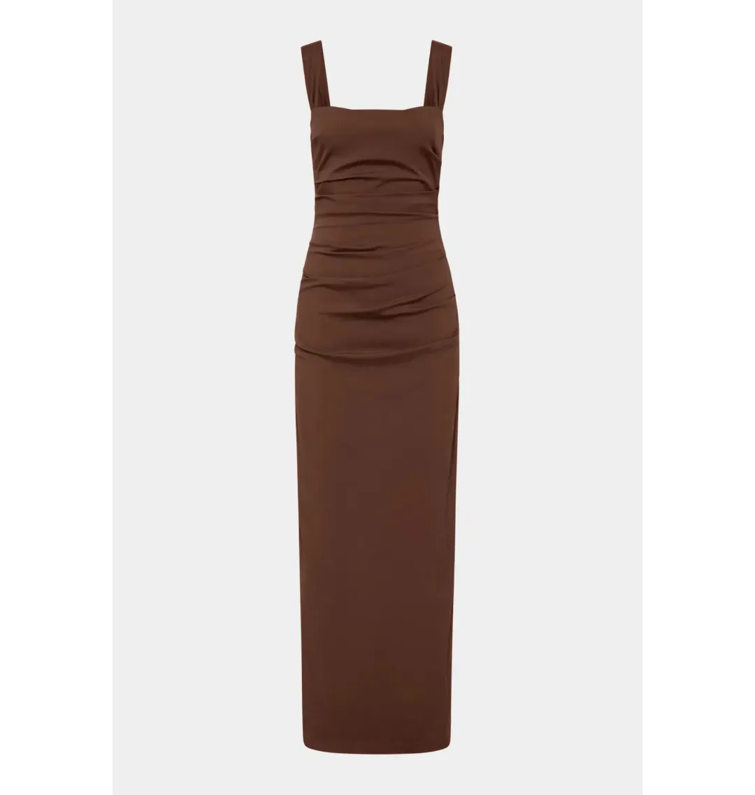 Sir Dahlia Brown Dress for rent on The Volte - main image