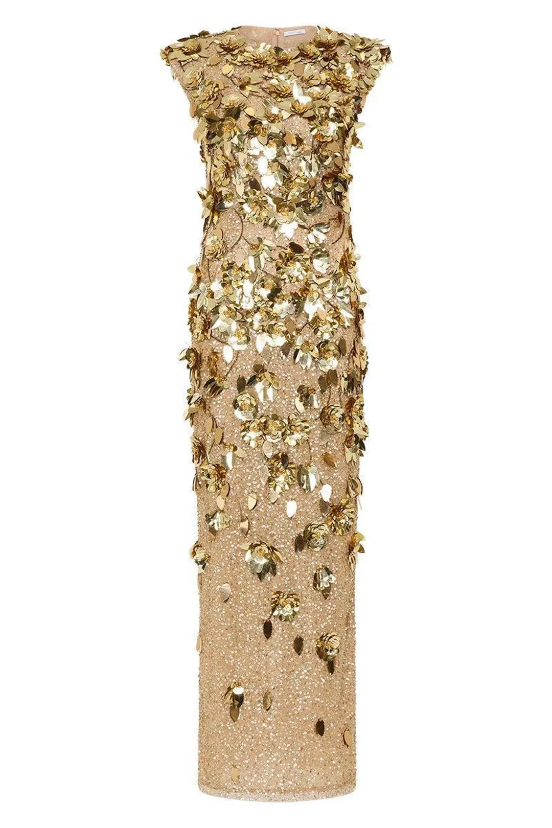 Rachel Gilbert Hugo Maxi Gown Gold Size 3 / AU12 for rent on The Volte - main image