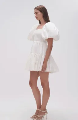 AJE CASA PUFF SLEEVE MINI DRESS Size 16 for rent on The Volte - image 2