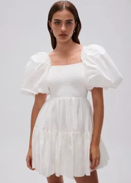 AJE CASA PUFF SLEEVE MINI DRESS Size 16 for rent on The Volte - image 5