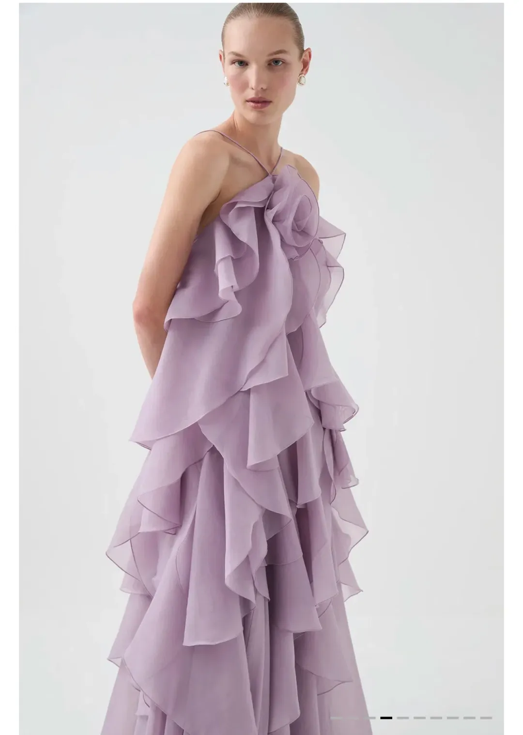AJE PANDOREA LAYERED MAXI DRESS 16 for rent on The Volte - main image