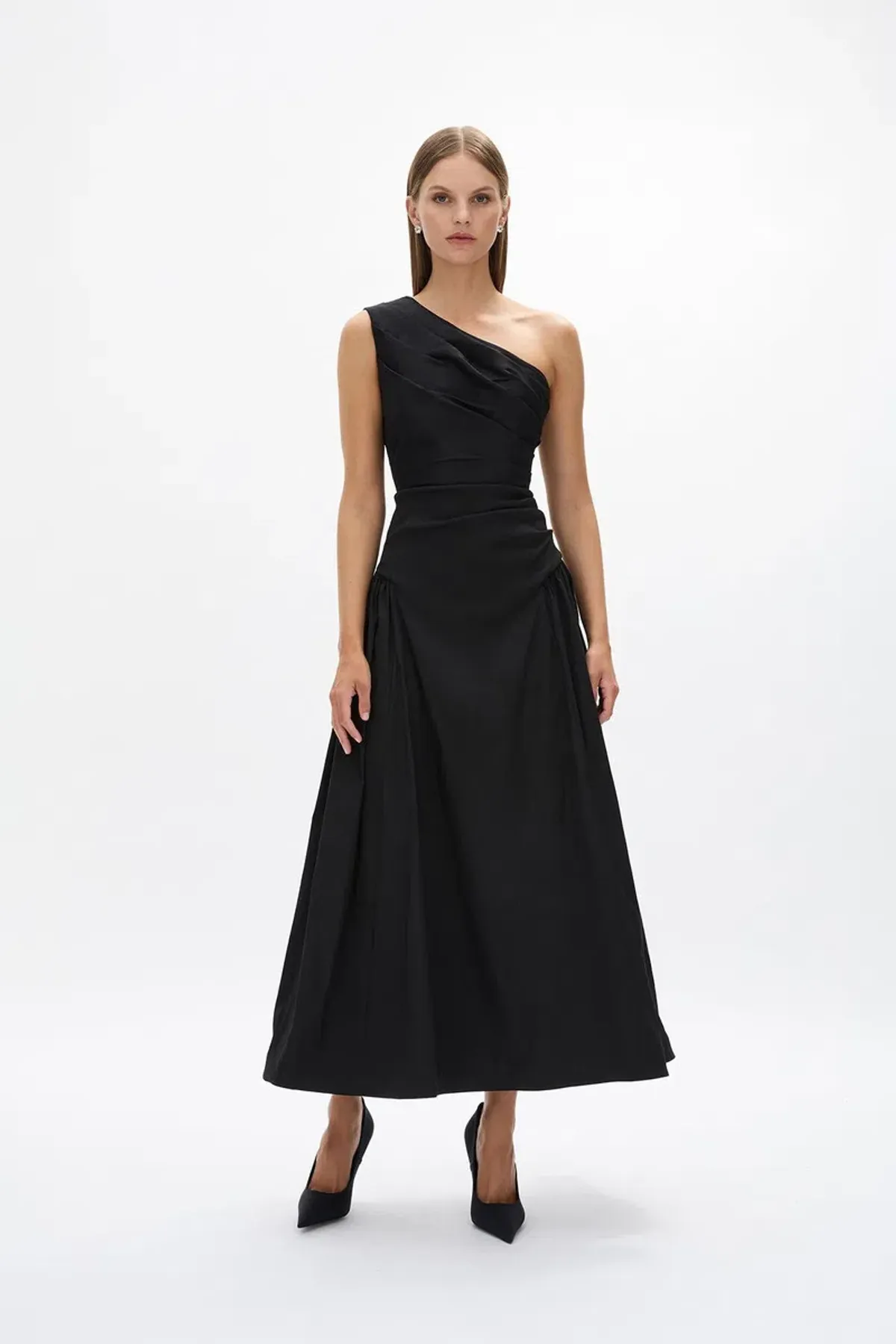 Rachel Gilbert Banksia Dress Black 2/AU10 for rent on The Volte - main image