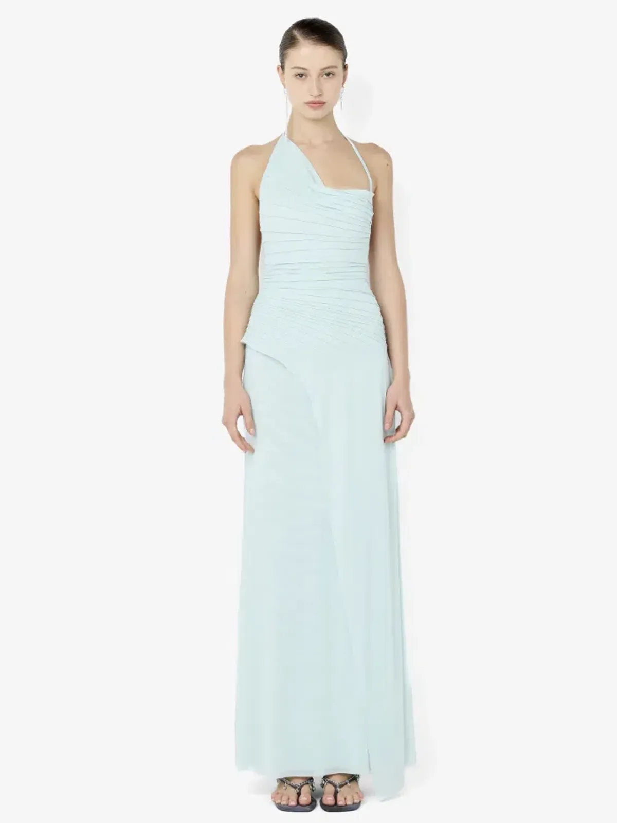 Bec & Bridge BRENNA PINTUCK MAXI DRESS for rent on The Volte - main image