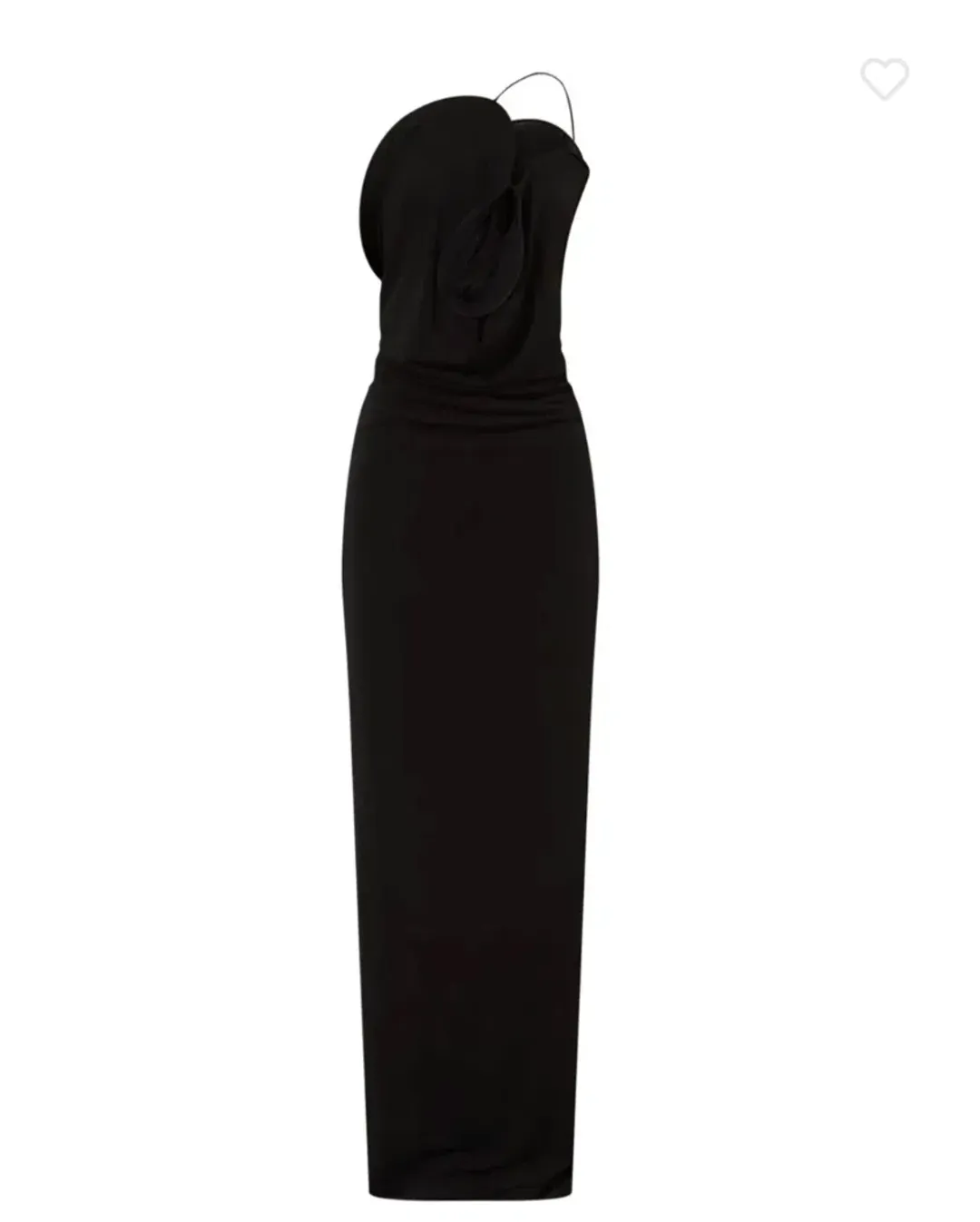 BNWT Christopher Esber Black Wave Coil Dress - Size 8 AU for rent on The Volte - main image