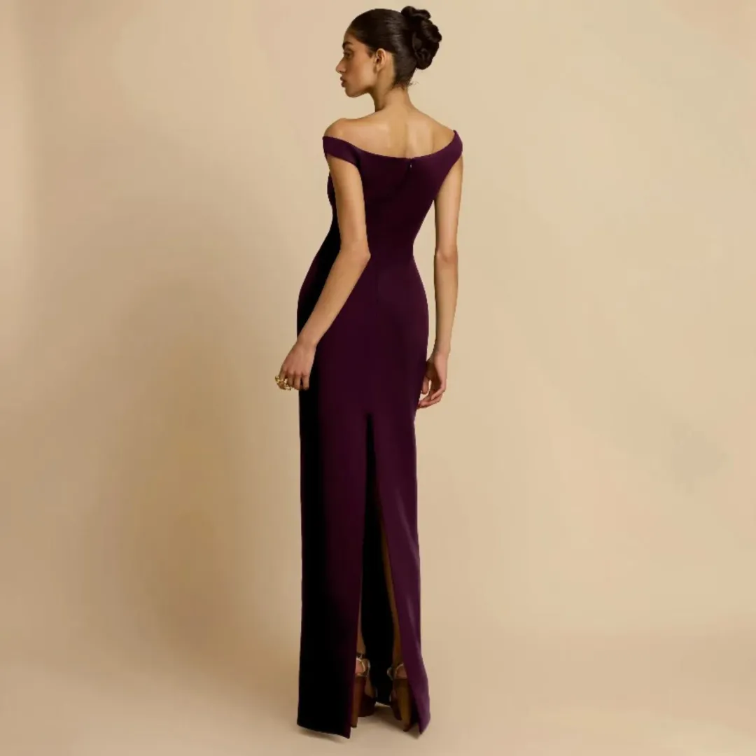 Arcina Ori Ellery Maxi Dress Plum Size Small for rent on The Volte - main image