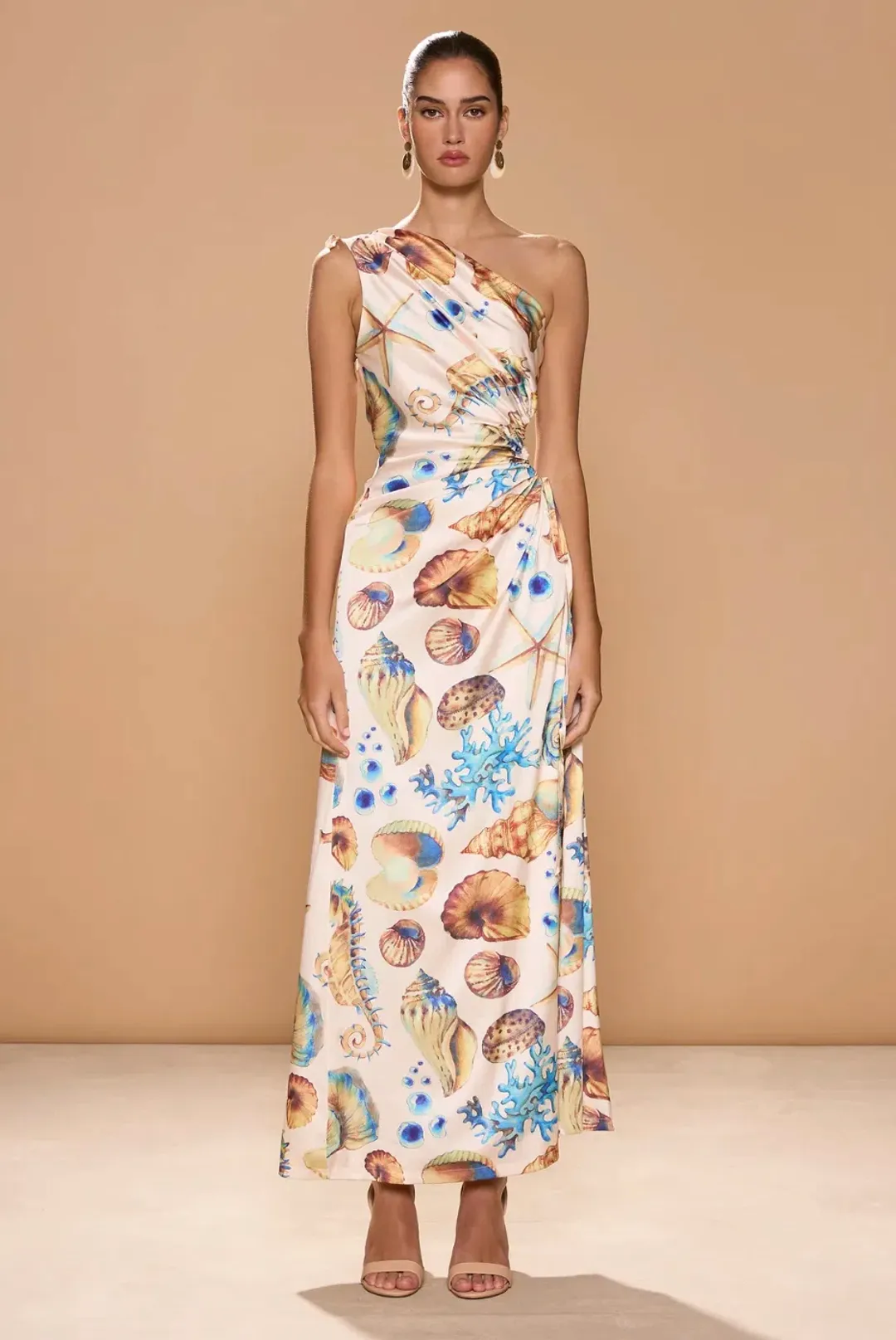Sonya Moda Nour Seashell Maxi Dress for rent on The Volte - main image
