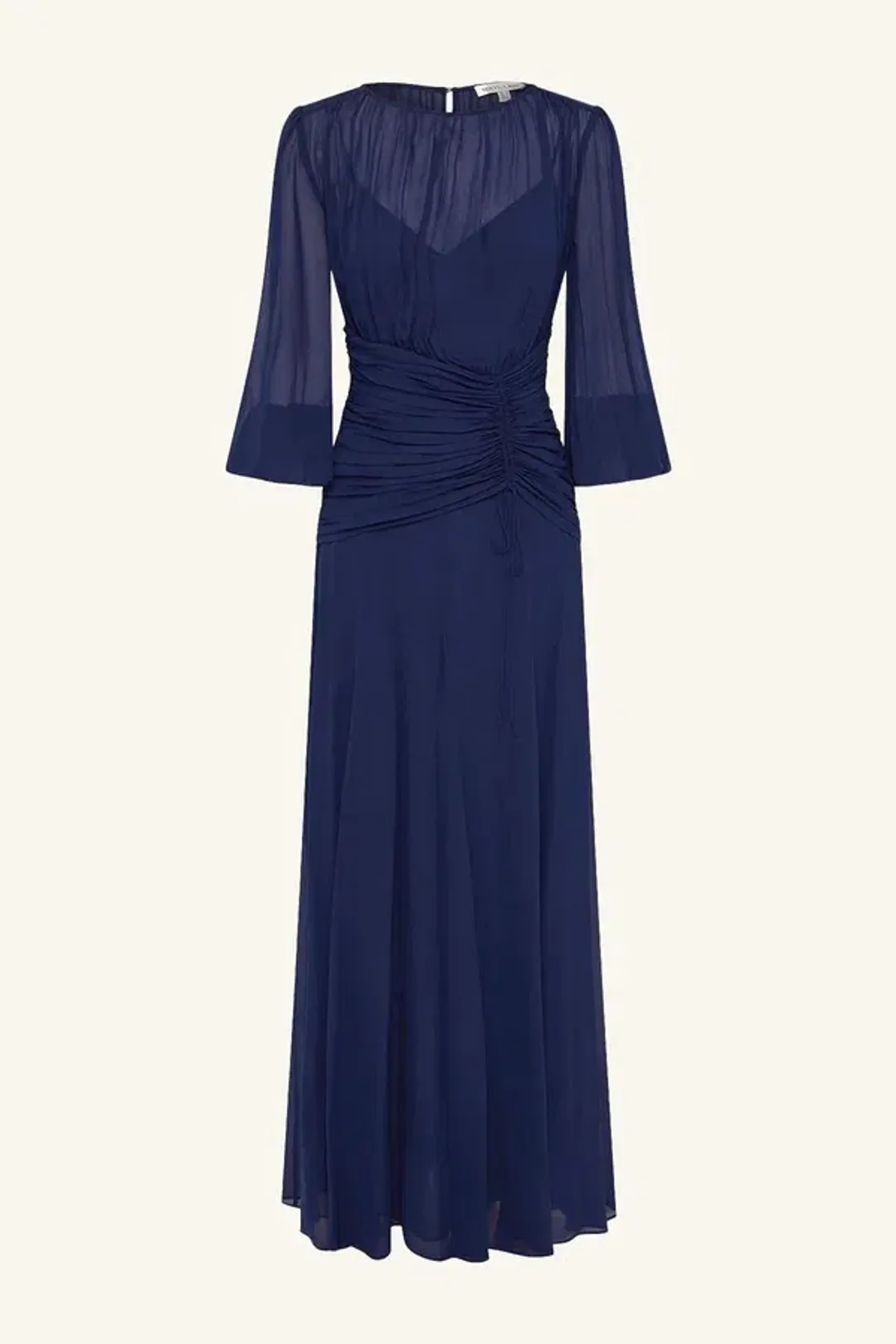 Shona Joy Romy High Neck Balloon Sleeve Maxi Dress; size 14 for rent on The Volte - main image