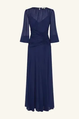 Shona Joy Romy High Neck Balloon Sleeve Maxi Dress; size 14 for rent on The Volte - image 6