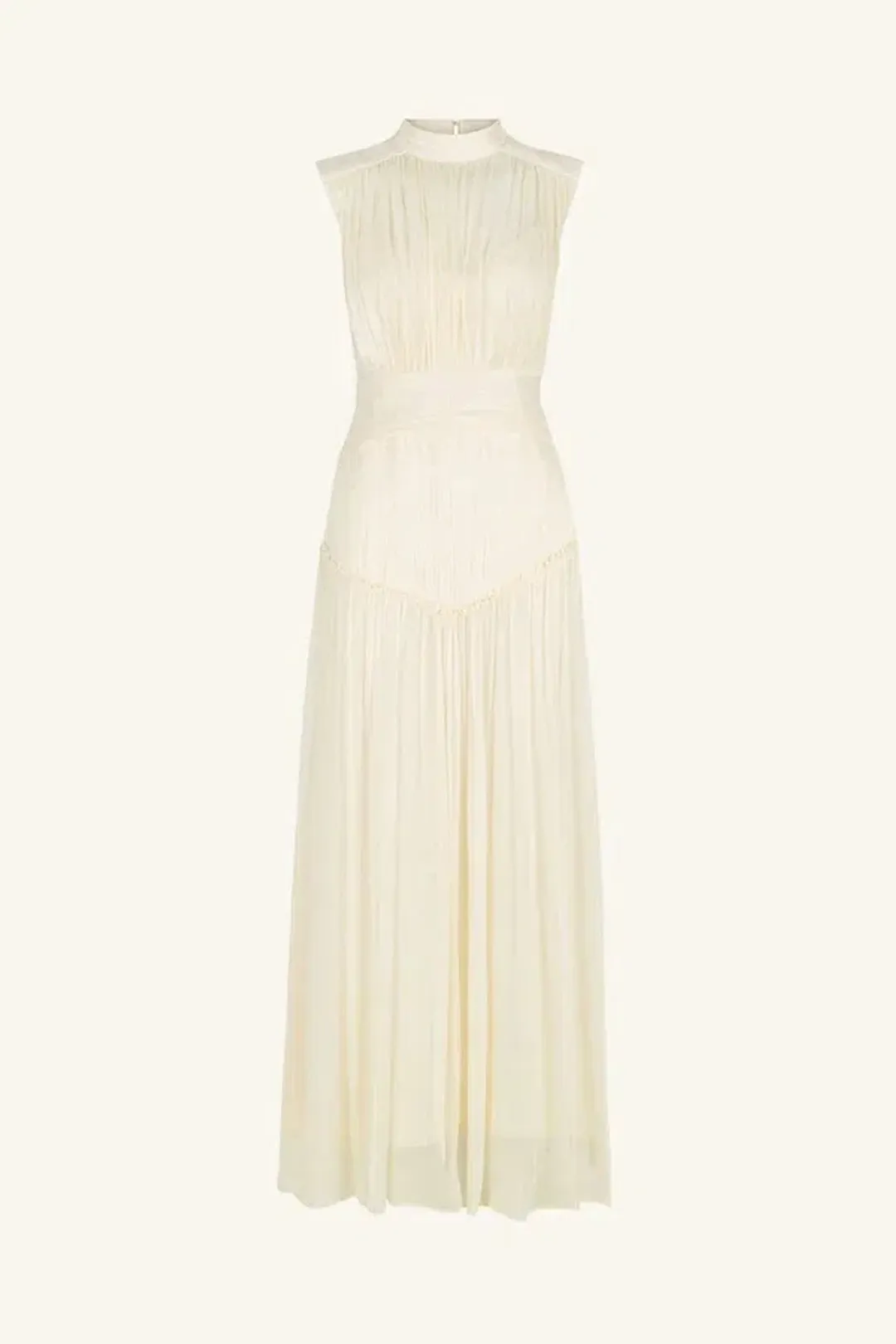 Shona Joy Clemence High Neck Midi Dress; size 10 for rent on The Volte - main image