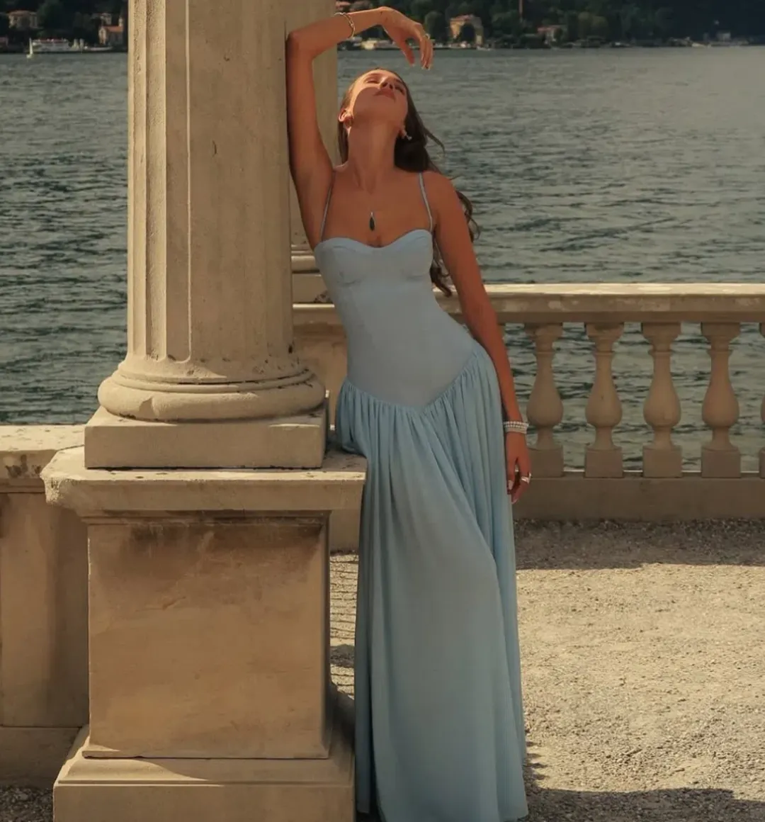 FENITY Amelia Dress Blue 6 for rent on The Volte - main image