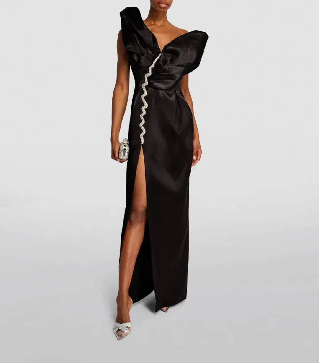 Rachel Gilbert Vivi Maxi Gown Black Size 8 AU  for rent on The Volte - main image