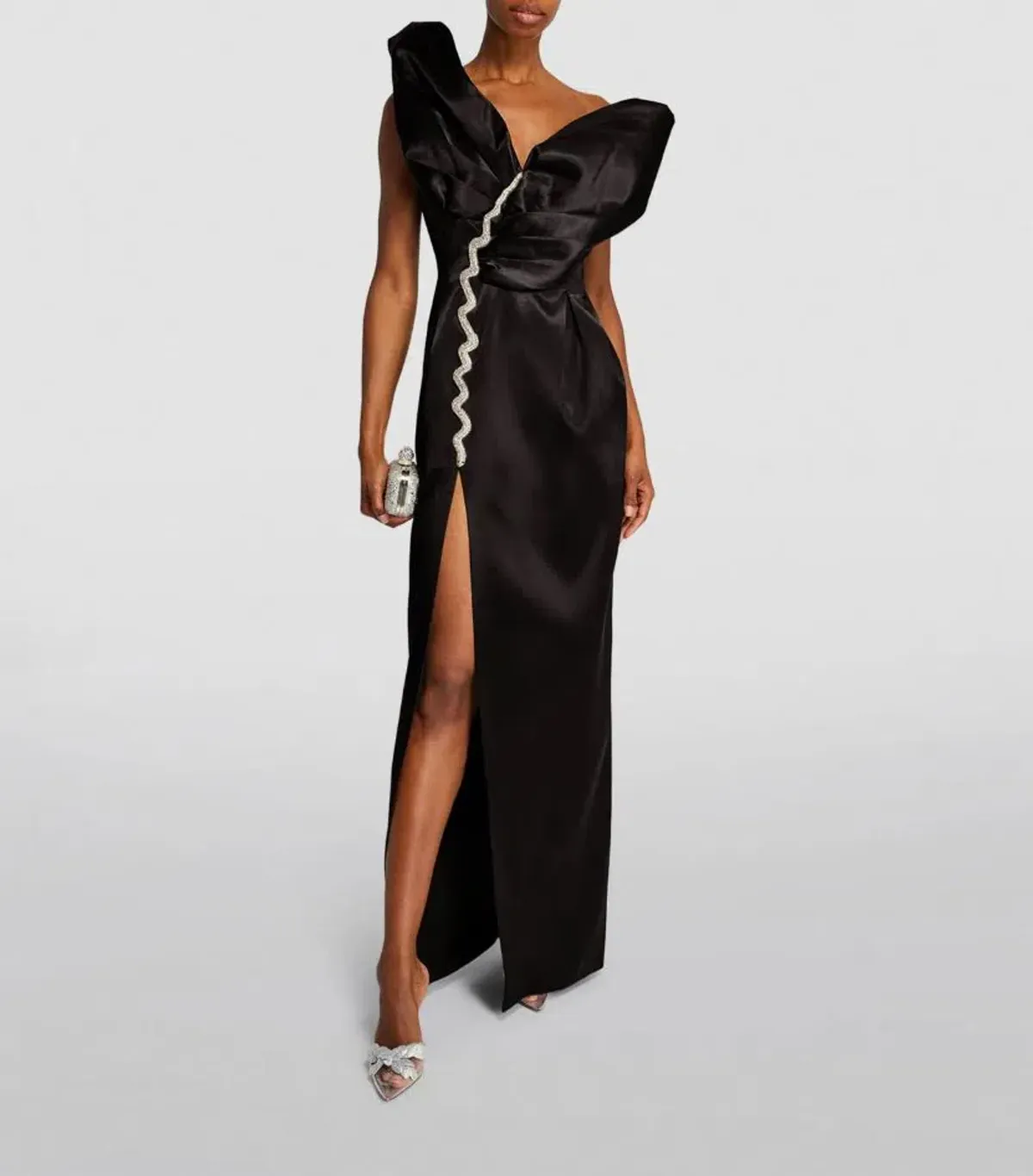 Rachel Gilbert Vivi Maxi Gown Black Size 8 AU  for rent on The Volte - main image