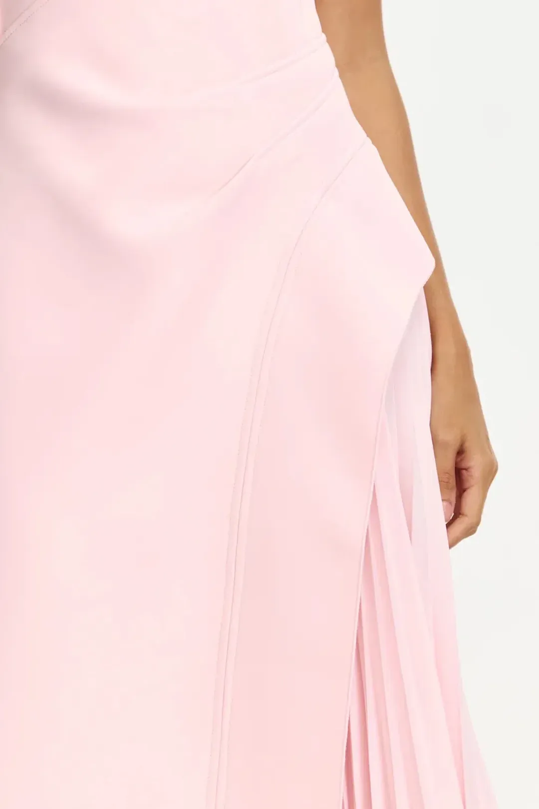 Acler Limosa Maxi Dress; Fairy Floss pink; size 8 for rent on The Volte - main image