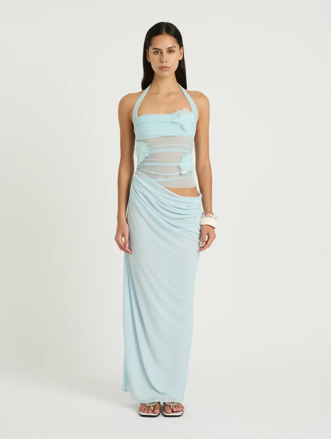 BENNI Florence Maxi Dress Fresh Mint Size 8 for rent on The Volte - main image
