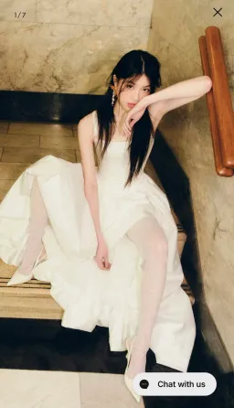 Aje Alani Gown in Ivory size 8  for rent on The Volte - image 4