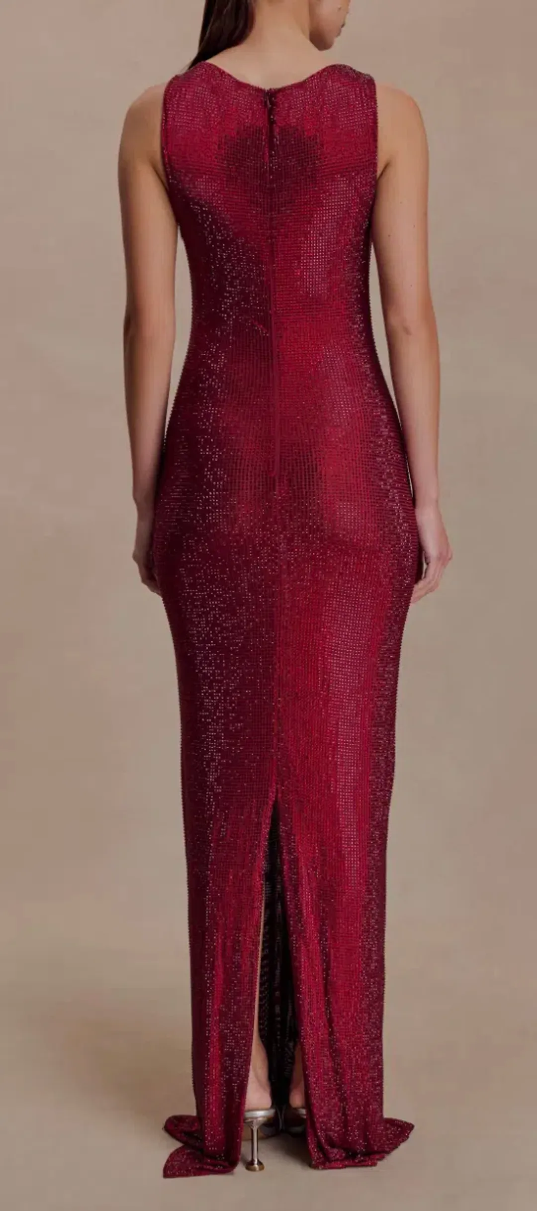 Magnolia Sleeveless Diamante Maxi Dress for rent on The Volte - main image