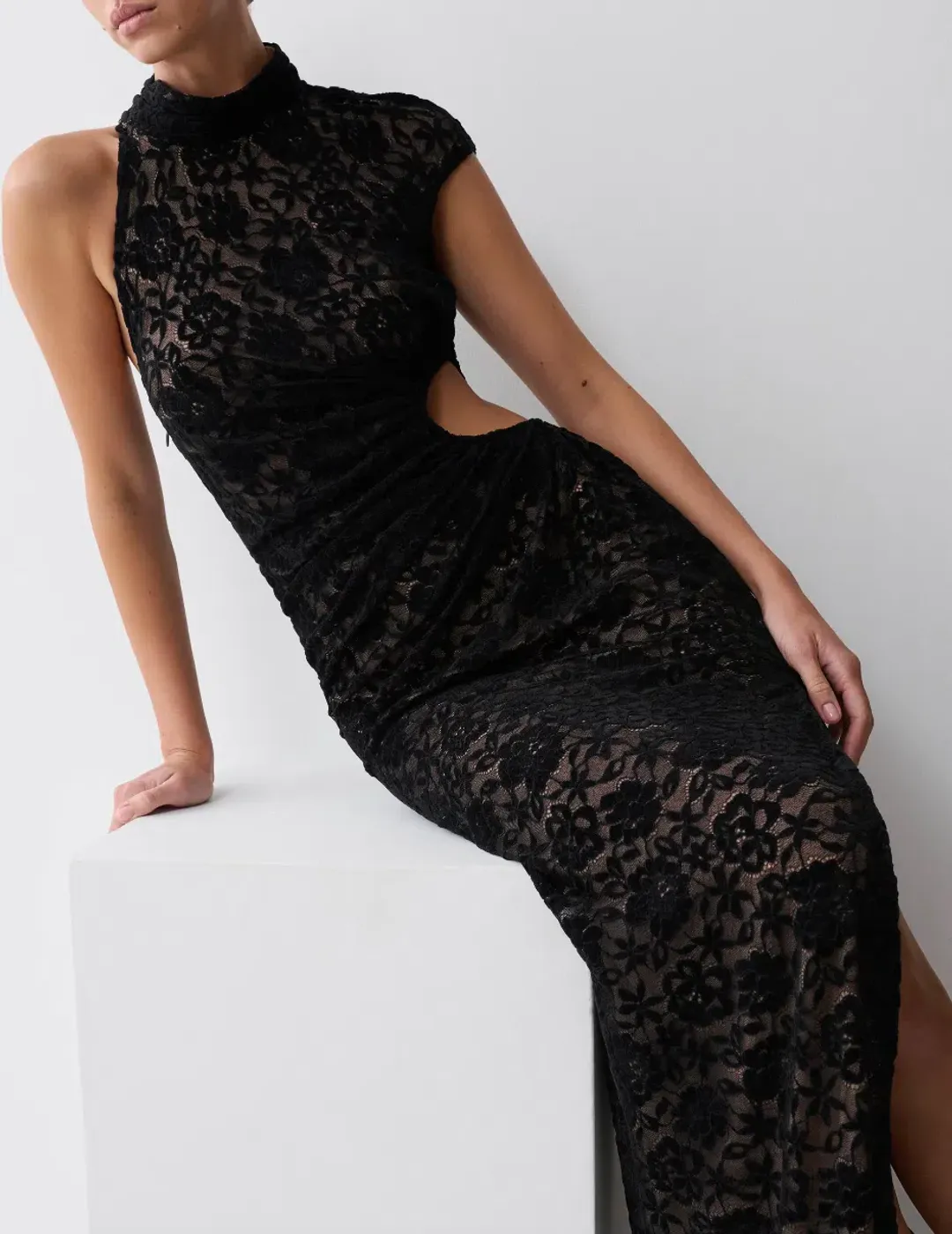 One Shoulder Maxi Dress for rent on The Volte - main image