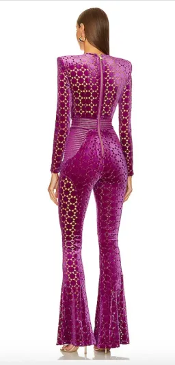 Zhivago Cavalier Jumpsuit - Magenta for rent on The Volte - image 3
