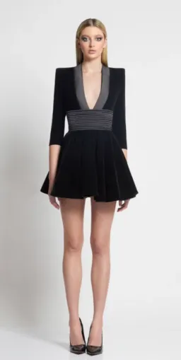 Join the Club Mini Dress - Black Sz 14 for rent on The Volte - image 1