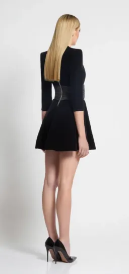 Join the Club Mini Dress - Black Sz 14 for rent on The Volte - image 2