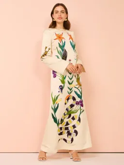 Alemais Zelda Midi Dress Size AU 8  for rent on The Volte - image 2