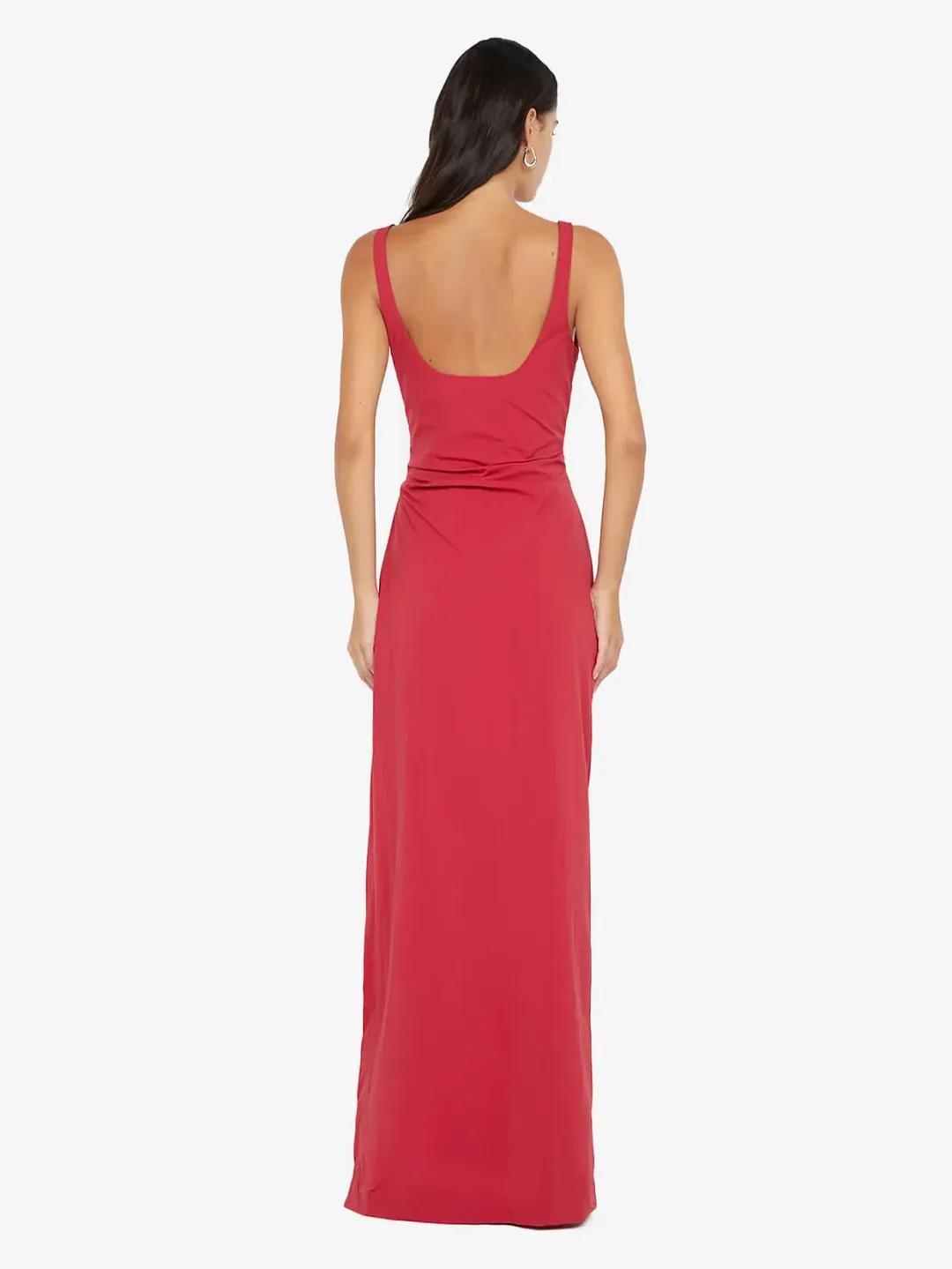 Bec & Bridge Dante Tuck Maxi Dress - Cherry Size 10 for rent on The Volte - main image