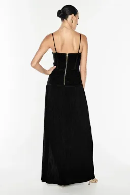 Manning Cartell Double Time Pleat Dress Black size 8 for rent on The Volte - image 2