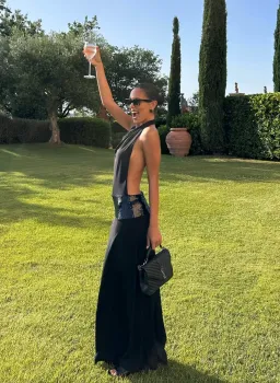 Ance Gria Adele Gown - Black for rent on The Volte - image 3