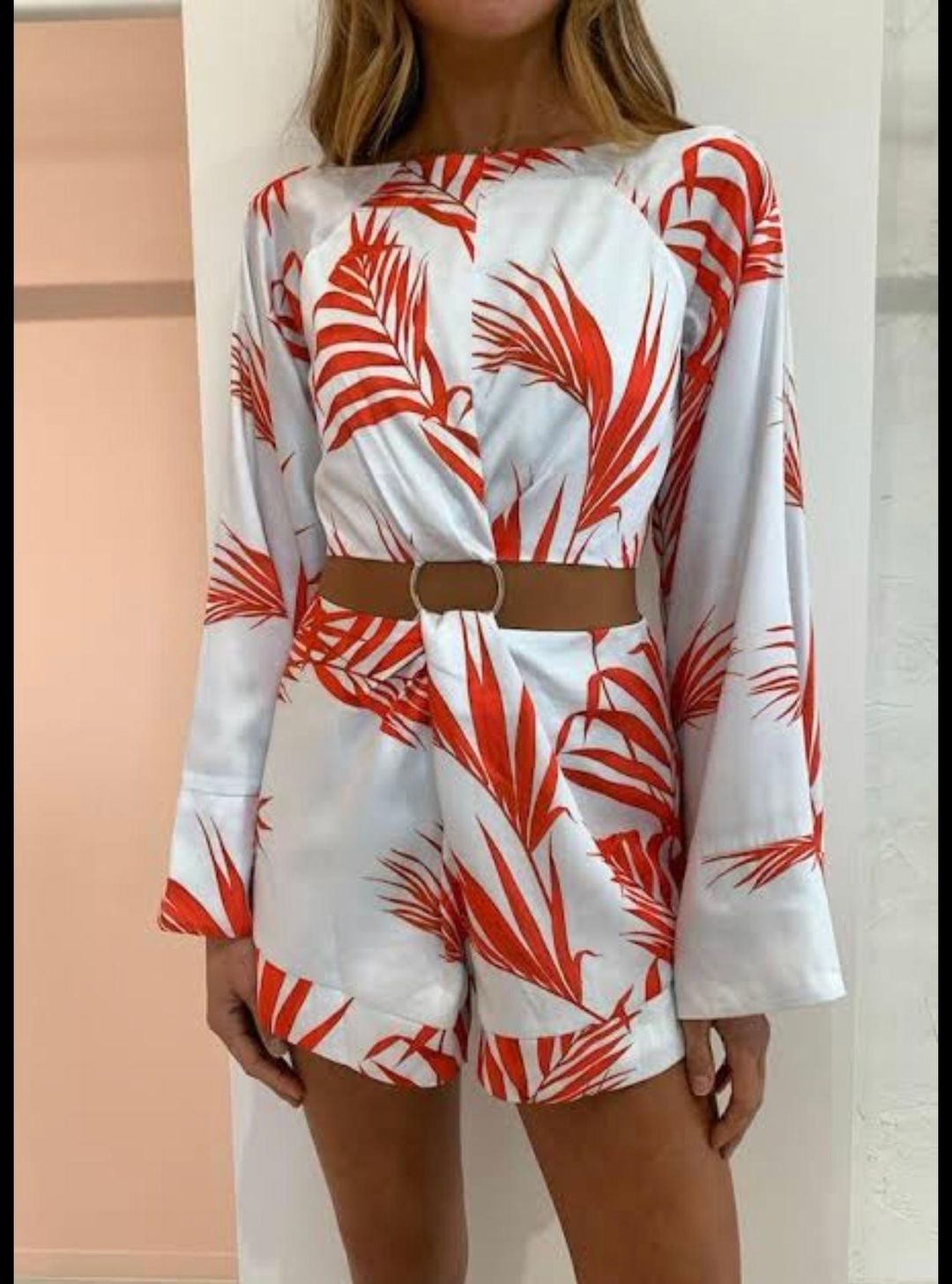 The significant other bright palm play suit size 12 for rent on The Volte - main image