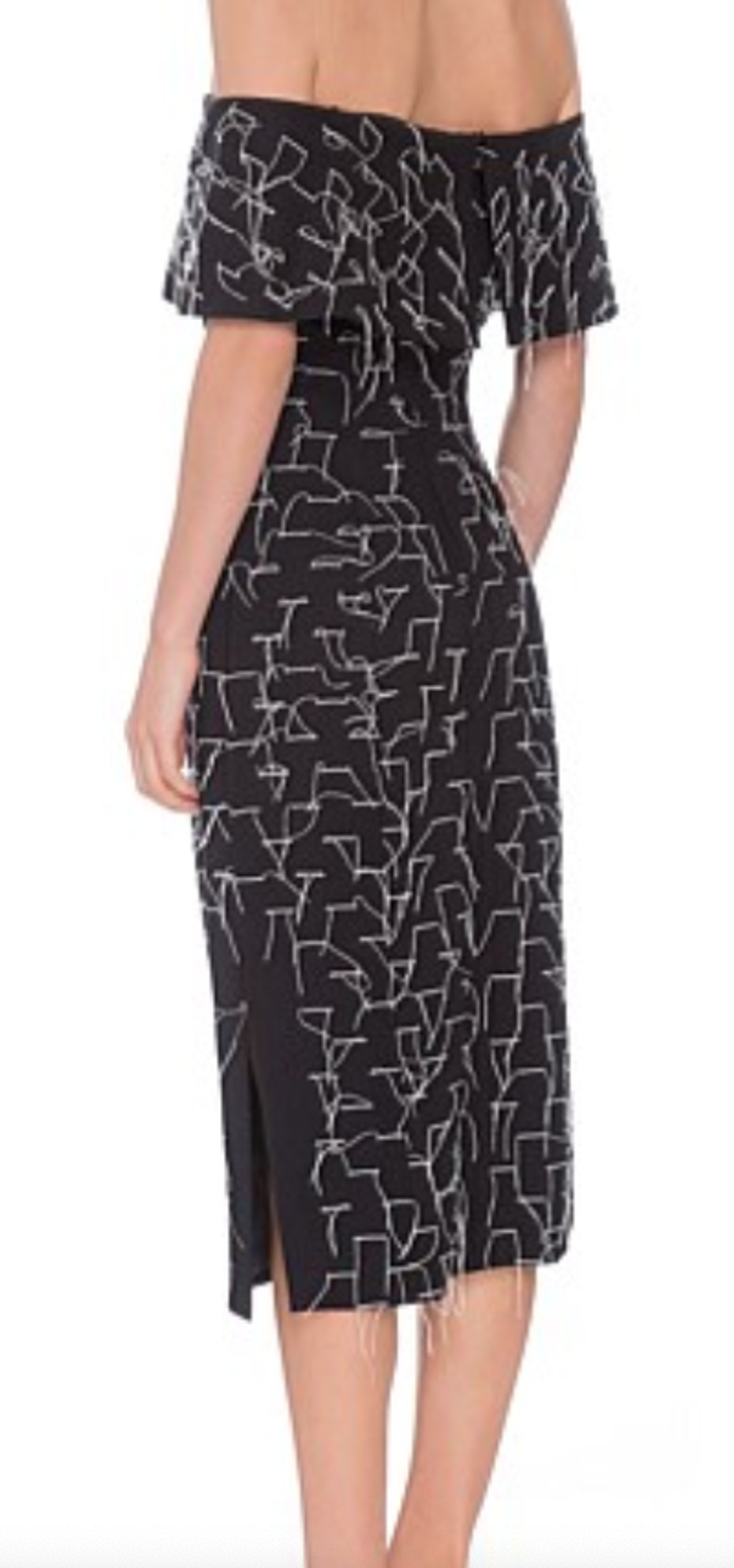 C/Meo Collective Phase 2 Black & White Phase 2 Dress for rent on The Volte - main image
