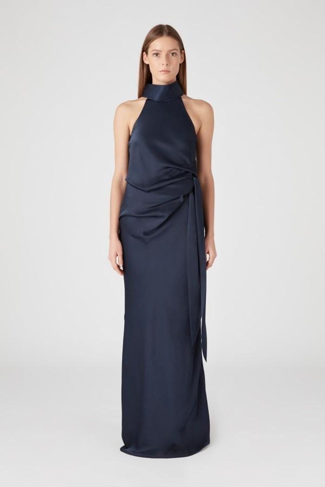 Camilla and Marc Antonelli Gown Navy Size 8 for rent on The Volte - main image