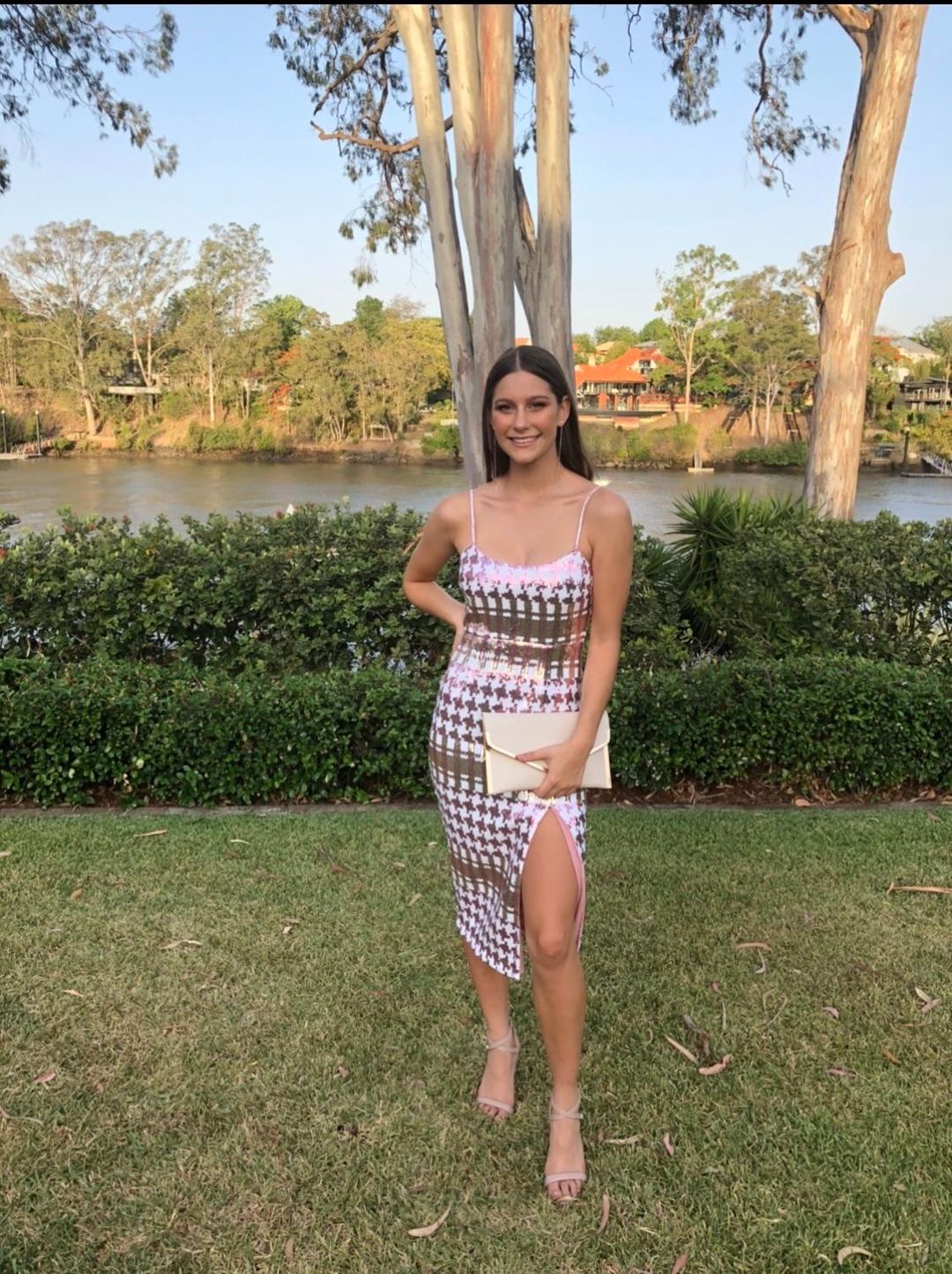 X by NBD Offred Midi Dress Sequin Size 8 for rent on The Volte - main image