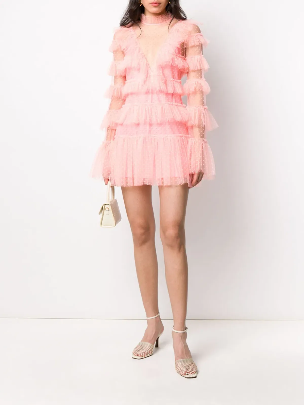 Alice McCall Tokyo Skies Mini Dress Pink Size 10 for rent on The Volte - main image