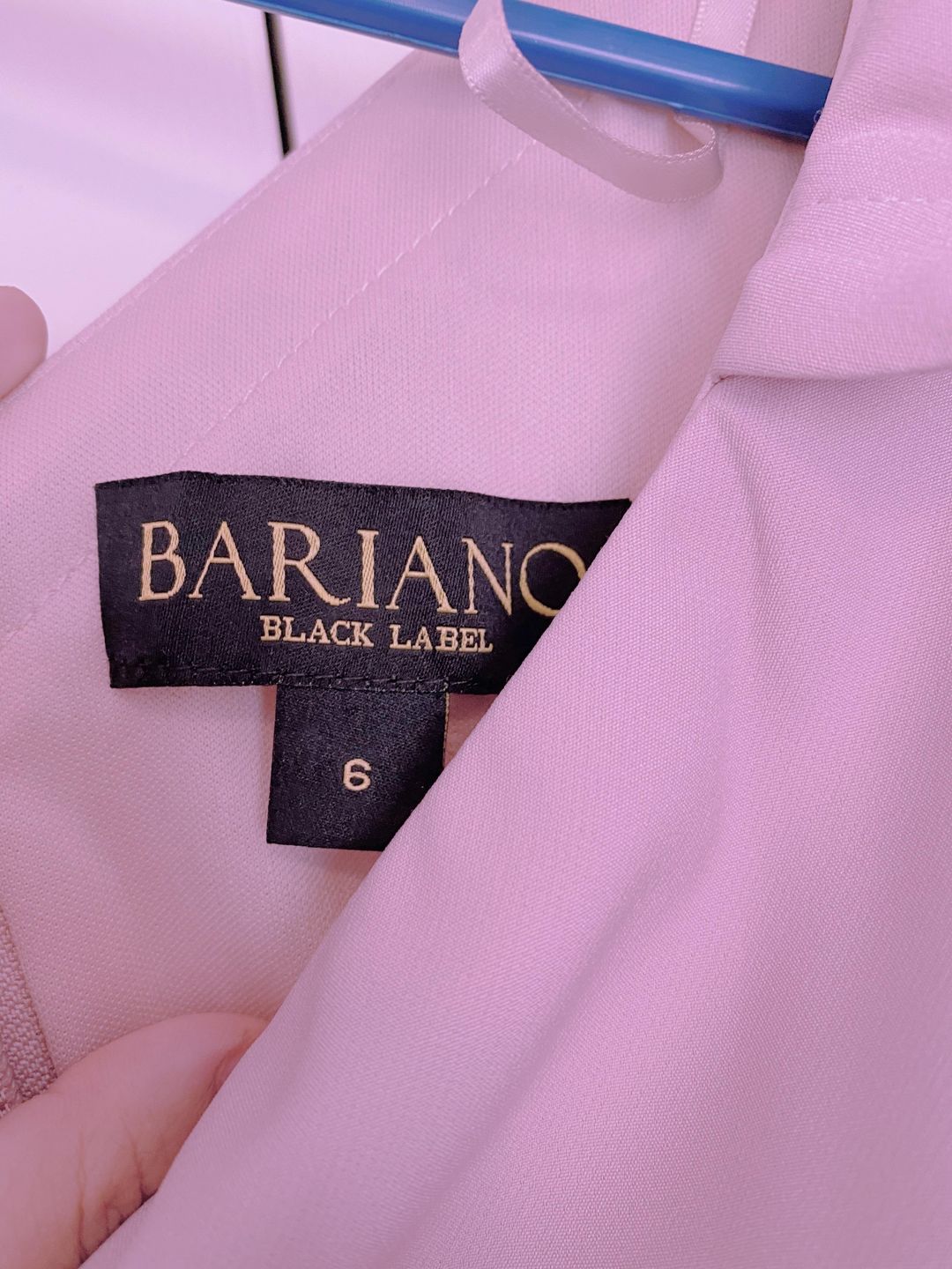 Bariano Pink Blush Long Dress for rent on The Volte - main image
