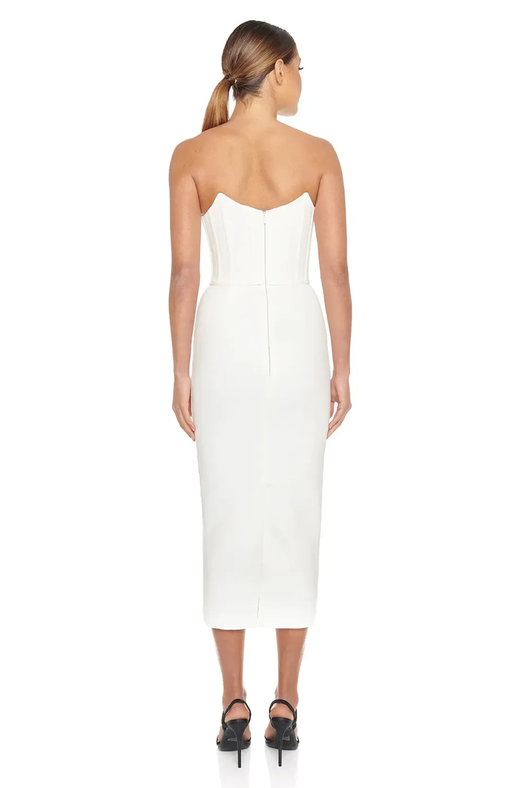 Eliya the Label Lilian Dress White Size 8 for rent on The Volte - main image