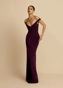 Arcina Ori Ellery Dress Plum Size 10 (M) for rent on The Volte - image 2