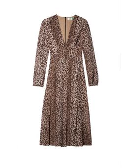RIXO - Camellia Leopard Dress size 12 for rent on The Volte - image 4