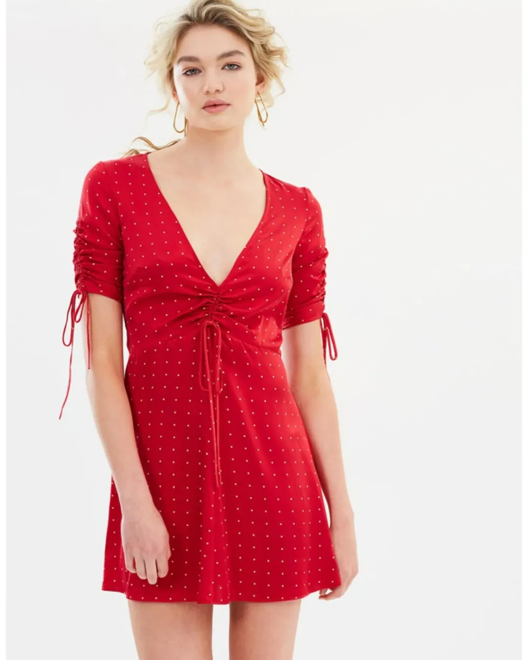 Bec & Bridge Tulip Dress Red Size AU 6 for rent on The Volte - main image