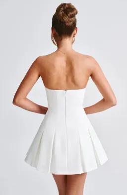 Babyboo Bryony Mini Dress Ivory Strapless Size 8 / S for rent on The Volte - image 3
