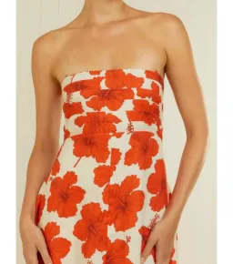PALM NOOSA PRIMROSE MAXI DRESS RED HIBISCUS - SIZE 12 for rent on The Volte - image 3