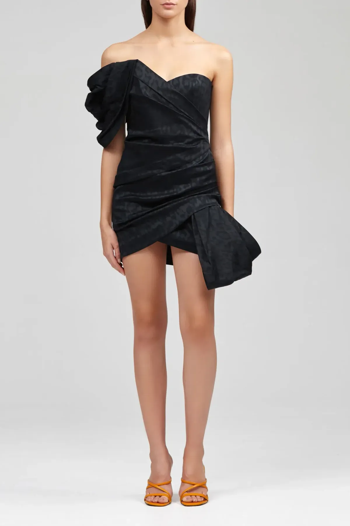 Acler Tomsey Dress Black Size 12 for rent on The Volte - main image