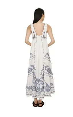 Alémais Hazel Smock Embroidered Midi Size 14 for rent on The Volte - image 3