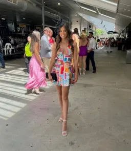 Eliya the Label St Lucia Mini Dress Vacanza Print Size 6 for rent on The Volte - image 2