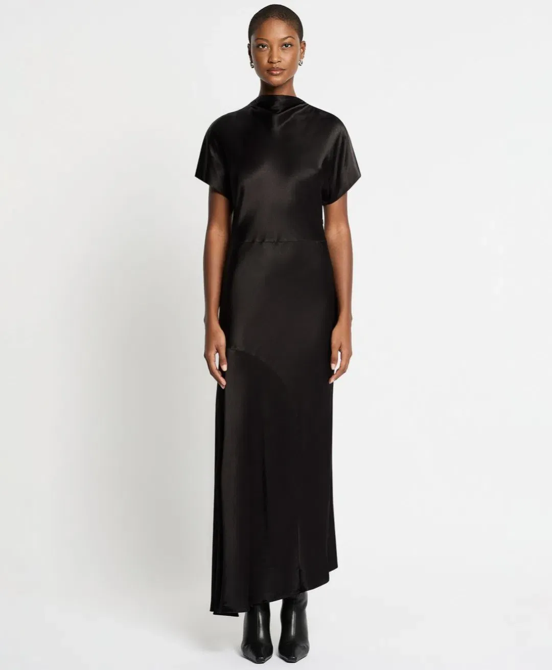 Sass & Bide Regal Promise Midi Dress Black Size 10 for rent on The Volte - main image