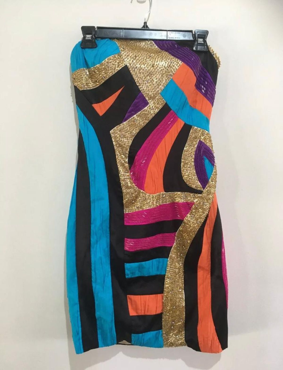 Sherri Hill Mini Dress Print Size 10 for rent on The Volte - main image