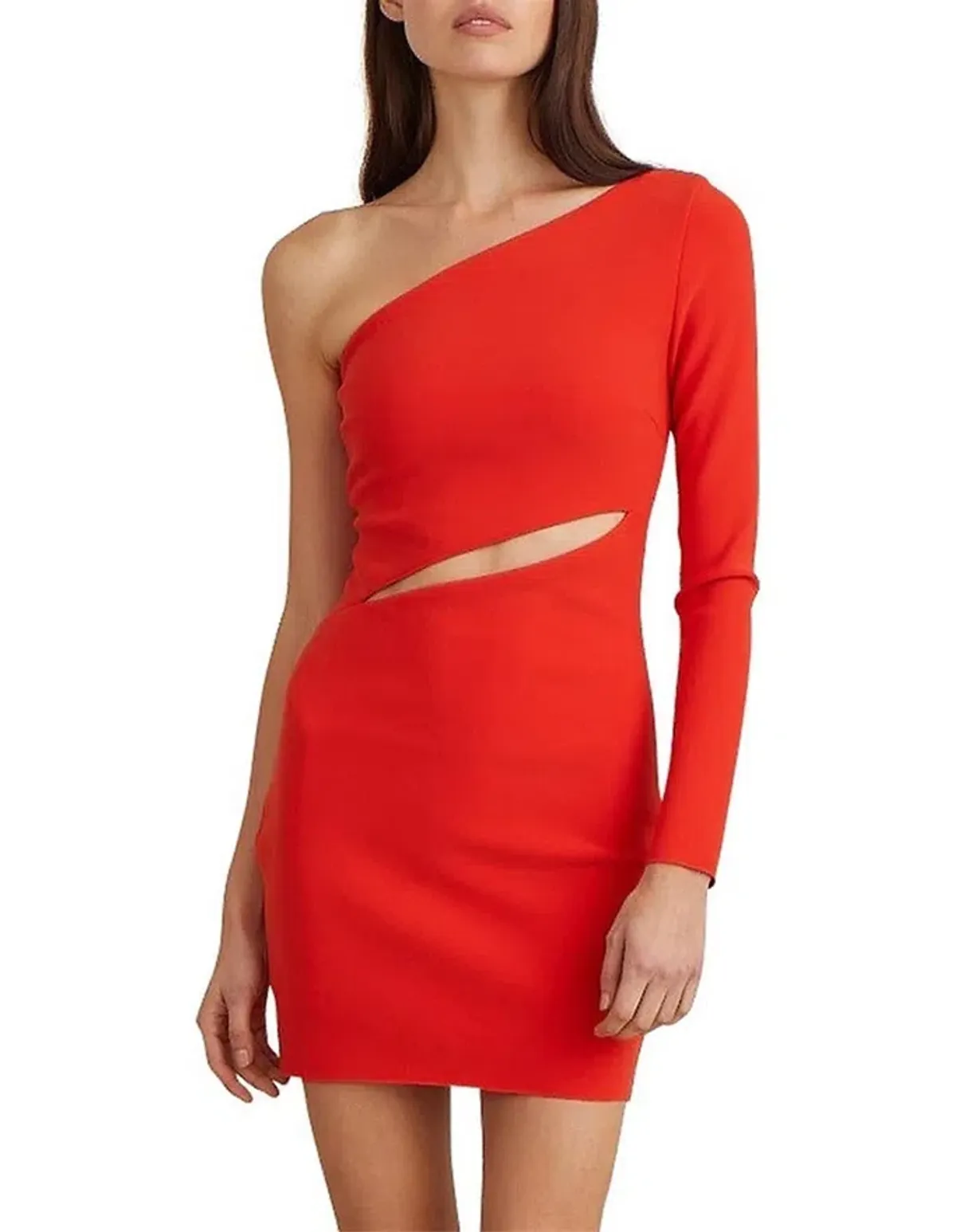 Bec and Bridge Lea Mini Dress Red Size 10 for rent on The Volte - main image