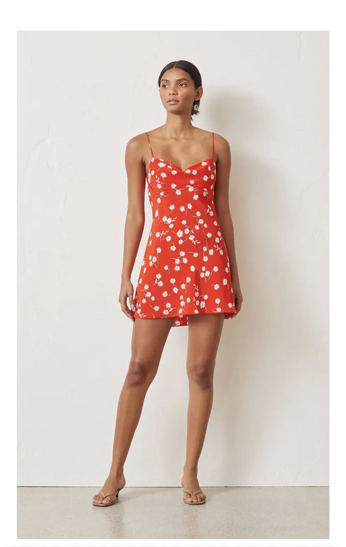 Bec & Bridge Daisy Mini Dress Red Size AU 8  for rent on The Volte - main image
