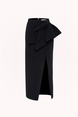 By Johnny Betina Bow Split Skirt black Size 12 for rent on The Volte - image 3
