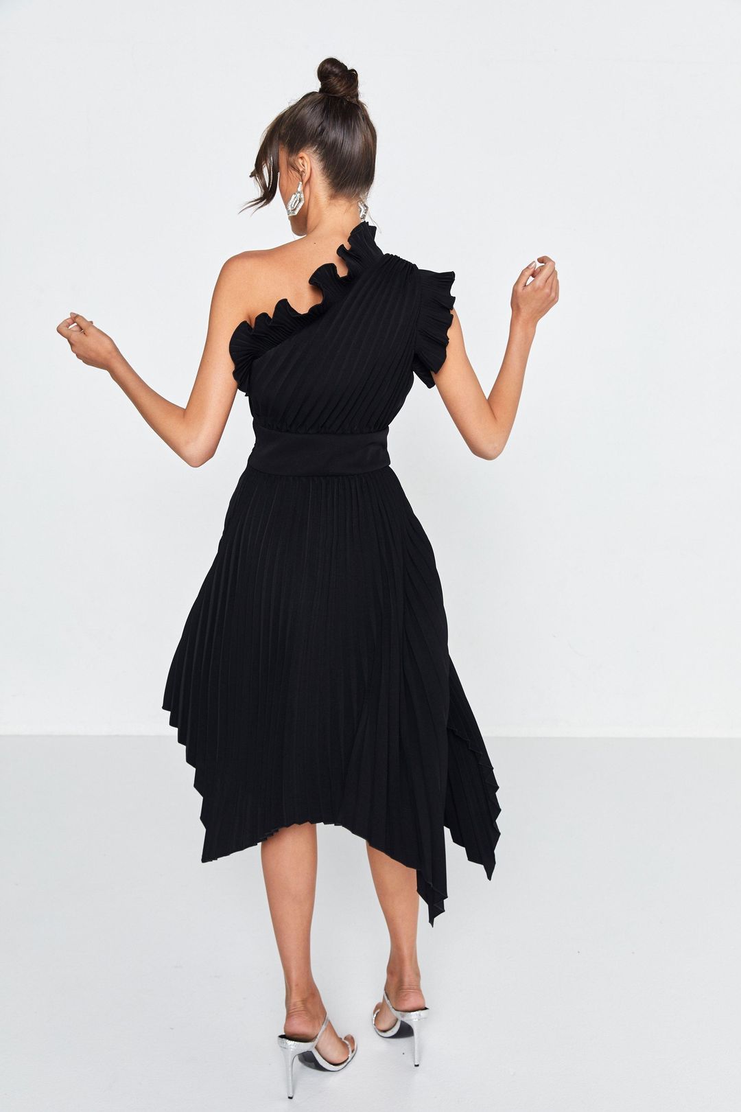 Mossman The Lady Like Dress Black Size 12 for rent on The Volte - main image